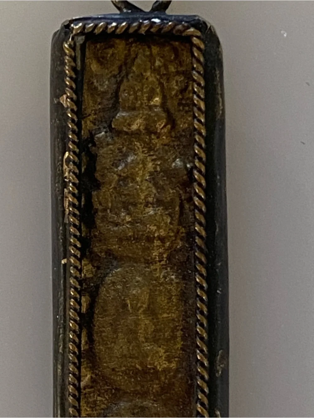 Vintage Bronze Buddha Necklace